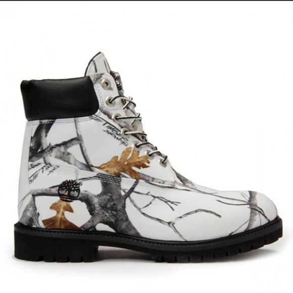 Timberland X Real Tree Whiteout 'Timber Snowfall' 6inch Premium Boots 🔥🔥